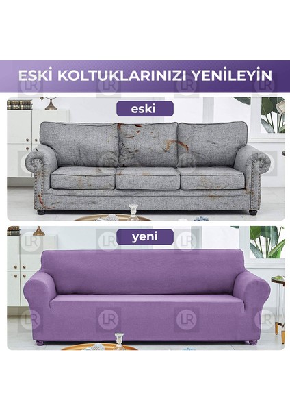 Balpeteği 3 Kişilik Antrasit Lastikli Kanepe Örtüsü | Lastikli Koltuk Örtüsü | Koltuk Kılıfı Balpeteği Koltuk fiyatları
