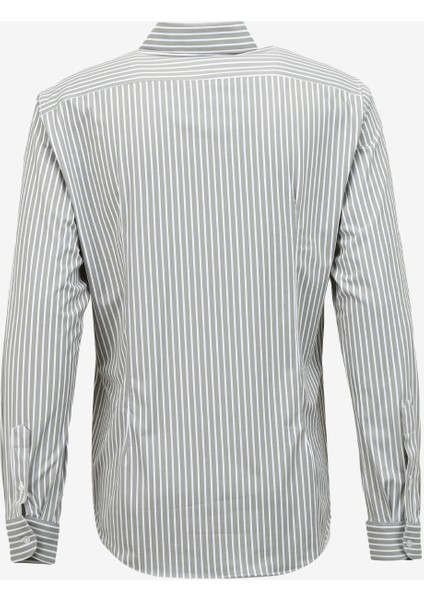 Slim Fit Gömlek Yaka Koyu Yeşil Erkek Gömlek A276CARLS98F- fiyatları