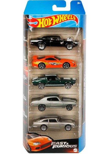 Hot Wheels 5'li Araba Seti - Fast And Furious HLY70