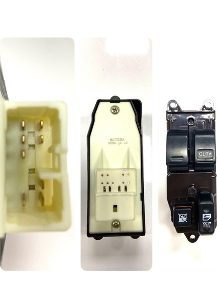 Düğme Cam Açma Yaris 00-05/starlet 96-99 Ön Lh (Çiftli)