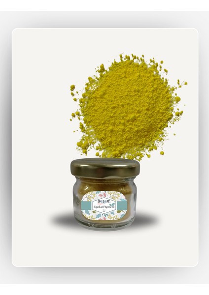 Epoksi Renk Pigmenti Fosforlu Sarı Toz Pigment Boya 10 gr
