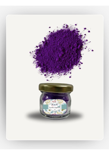 Epoksi Renk Pigmenti Fosforlu Mor Toz Pigment Boya 10 gr