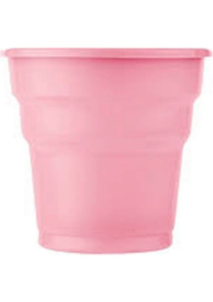 - 25 Adet Plastik Bardak Pembe 280097