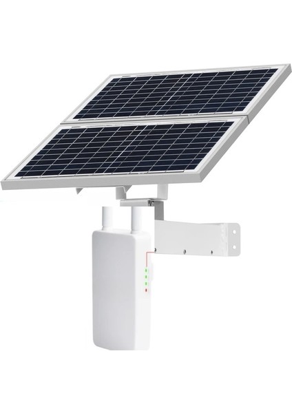 Lifepo4 Bataryalı 60 Watt Panelli Sim Kartlı Güneş Enerjili Dış Mekan Wifi Modem Seti