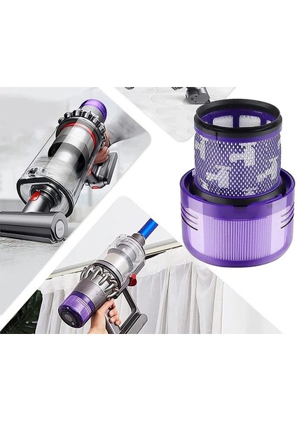 Yüksek Verimli Yıkanabilir Dyson V11 Filtre Dyson V15 Filtre Arka Hepa Filtre 1 Adet