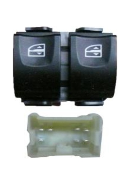 Renault Kangoo 3 2012-2017 Sol Iki Cam Açma Kapama Anahtari