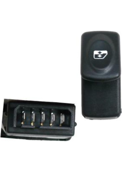 Renault Megane 6pin Elektronik Cam Acma Kapama Anahtarı Sıyah