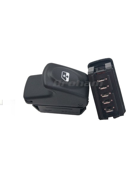 Renault Clıo Cam Anahtarı Siyah 6 Pin