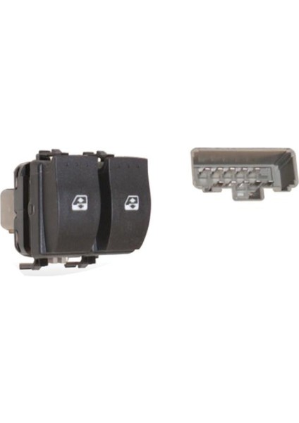 Renault Megane 2 2003 - 2008 Çift Otomatik Cam Açma Anahtarı Sol