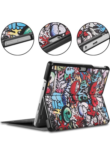 Microsoft Surface Go3/go2/go Için Otomatik Uyandırma Uyku Özellikli Darbeye Dayanıklı Tablet Kılıfı (Yurt Dışından)