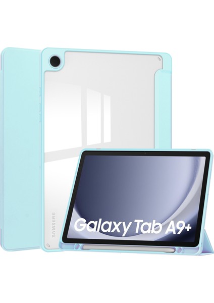 Samsung Galaxy Tab A9 Plus Için Otomatik Uyandırma Uyku Özellikli Darbeye Dayanıklı Tablet Kılıfı (Yurt Dışından)