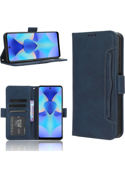 Tecno Spark 10C Telefon Kılıfı Için Kart Yuvalı Deri Telefon Kılıfı (Yurt Dışından)