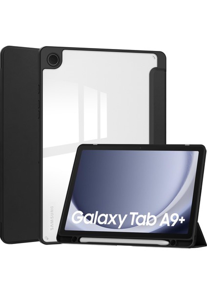 Samsung Galaxy Tab A9 Plus Için Otomatik Uyandırma Uyku Özellikli Darbeye Dayanıklı Tablet Kılıfı (Yurt Dışından)