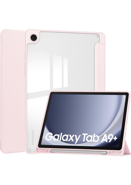 Samsung Galaxy Tab A9 Plus Için Otomatik Uyandırma Uyku Özellikli Darbeye Dayanıklı Tablet Kılıfı (Yurt Dışından)