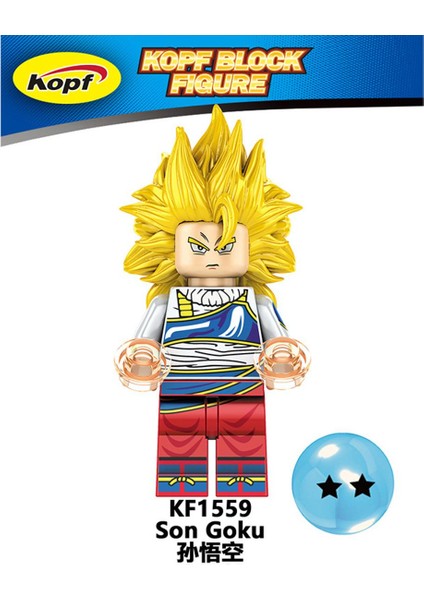 Tek Satış Dragon Topu Yapı Taşları Son Goku Vegeta Broli Zamasu Figürleri Aksesuarları Tuğla Dıy Çocuk Oyuncakları KF6142 (Yurt Dışından)