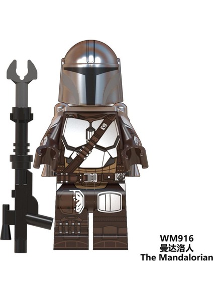 Tek Satış Star Wars Yapı Taşları Mandalorian Tuğla Yıldız Modeli Figürleri Oyuncaklar Çocuk Hediye WM6085 (Yurt Dışından)