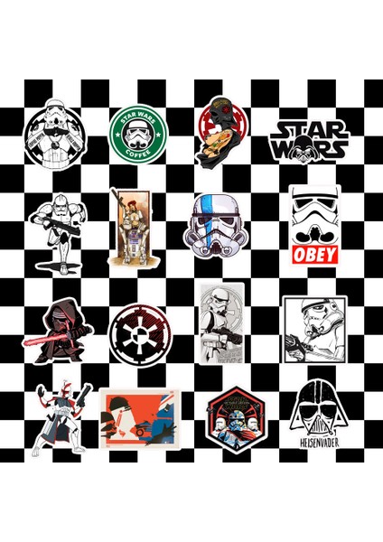 50 Adet Star Wars Çıkartmalar Stormtrooper Kylo Ren Kendin Yap Çıkartmalar Graffiti Seyahat Bagaj Gitar Kaykay Serin Su Geçirmez Etiket Çocuk Oyuncakları Için (Yurt Dışından)