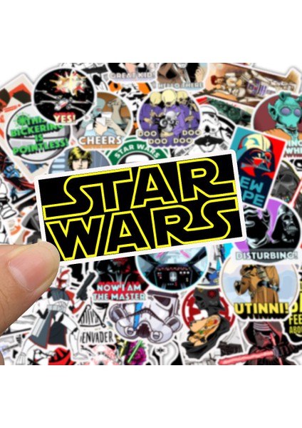 50 Adet Star Wars Çıkartmalar Stormtrooper Kylo Ren Kendin Yap Çıkartmalar Graffiti Seyahat Bagaj Gitar Kaykay Serin Su Geçirmez Etiket Çocuk Oyuncakları Için (Yurt Dışından)