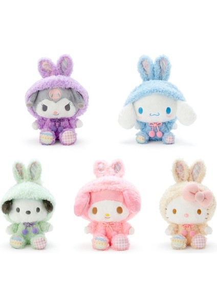 Sevimli Sanrio Peluş Oyuncaklar 10 Cm/15 cm Sevimli Kuromi/cinnamoroll/kitty Kedi Peluş Anahtarlık Aksesuarları Doldurulmuş Hayvanlar Peluş Kolye Bebek Hediyeleri (Yurt Dışından)