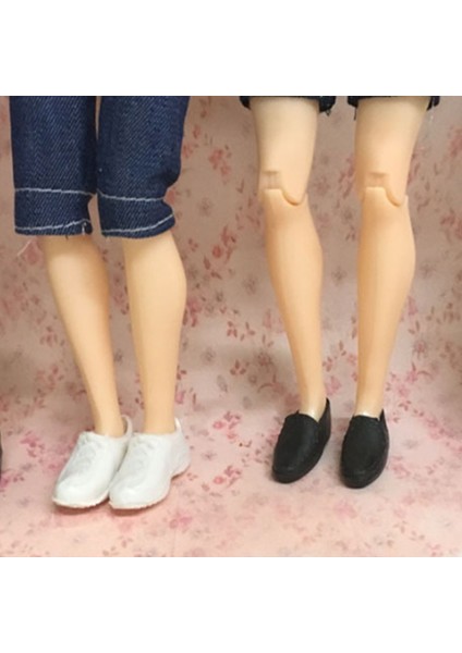 Çift Ken Bebek Ayakkabısı Tatsız Roman Plastik Mini Ayakkabılar Oyuncak Çocuklar Için (Yurt Dışından)