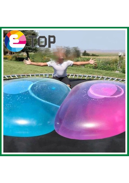 【etop】 40/120 cm Şişme Wubble Kabarcık Topu Balon Streç Açık Plaj Çocuk Oyuncak (Yurt Dışından)