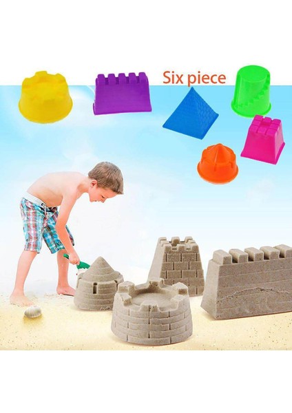 Mini Kum Kale Kalıpları Yapı Piramidi Sandcastle Plaj Çocuk Oyun Oyuncak Hediye (Yurt Dışından)