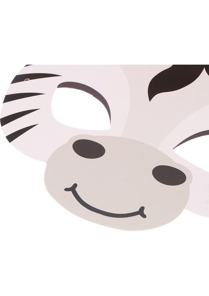 12 Adet Maske Doğum Günü Partisi Malzemeleri Kağıt Hayvan Maskeleri Karikatür Çocuk Partisi (Yurt Dışından) fırsatları