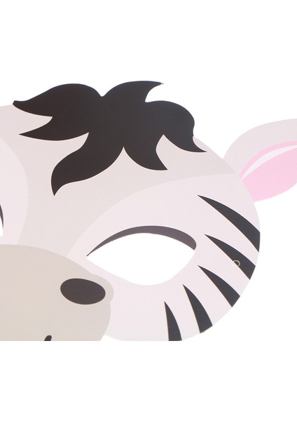 12 Adet Maske Doğum Günü Partisi Malzemeleri Kağıt Hayvan Maskeleri Karikatür Çocuk Partisi (Yurt Dışından) indirimleri