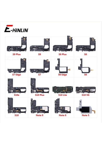 Ana Arka Buzzer Zil Hoparlör Hoparlör Flex Kablo Samsung Galaxy S10 Lite 5g S10E S9 S8 Artı S7 S6 Kenar Not 9 8 5 (Yurt Dışından) fiyatları
