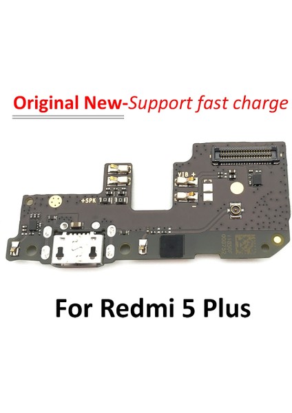 Yeni Xiaomi Redmi 5 Plus USB Şarj Portu Flex Kablo Yuva Konnektörü Kurulu Tamir Parçaları (Yurt Dışından)