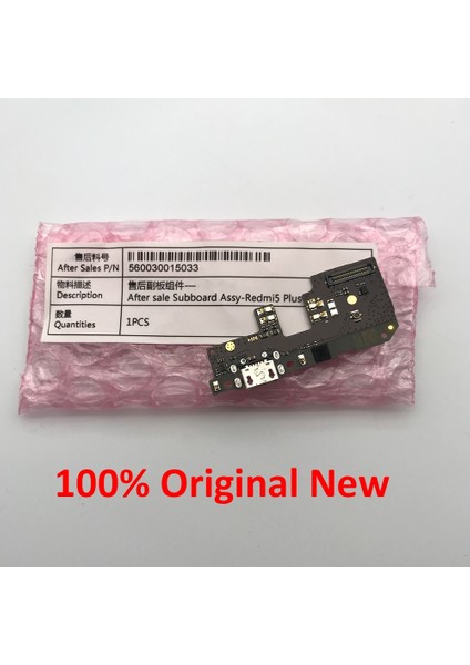 Yeni Xiaomi Redmi 5 Plus USB Şarj Portu Flex Kablo Yuva Konnektörü Kurulu Tamir Parçaları (Yurt Dışından)