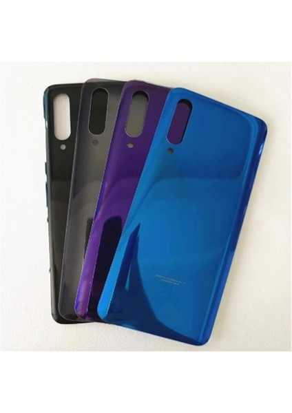 Xiaomi Mi 9 Mi9 Için Pil Kapı Cam Arka Kapak Cep Telefonu Yedek Parçaları + Yapışkanlı Etiket + Logo (Yurt Dışından)