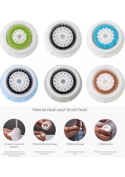 Yedek Fırça Başlıkları Clarisonic Için Hassas Yüz Temizleme Fırça Başlıkları (Yurt Dışından) fırsatları