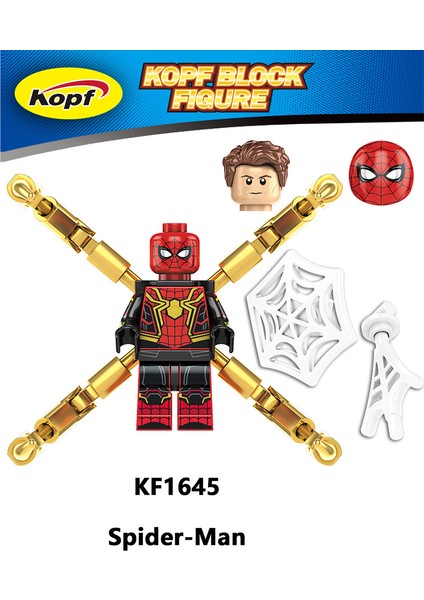 Gc Yapı Taşları Minifigure Oyuncak Süper Kahraman Serisi Demir Örümcek Adam Yeşil Goblin Dr. Ahtapot Birleştirilmiş Yapı Taşları Rengi (Yurt Dışından)