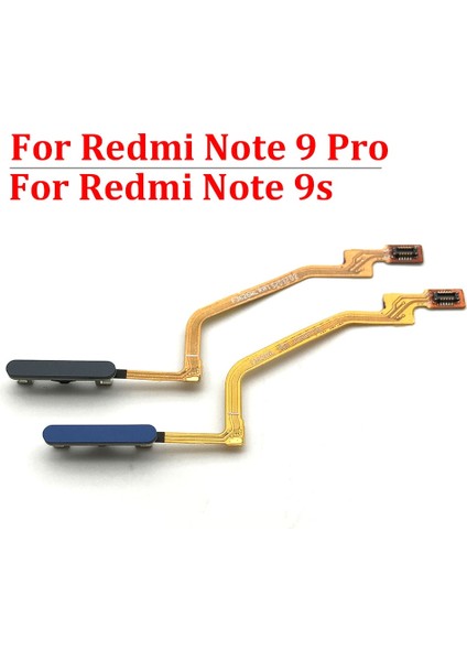 Dokunmatik Kimlik Parmak Izi Sensörü Tarayıcı Ev Dönüş Anahtarı Menü Düğmesi Flex Kablo Xiaomi Redmi Için Not 9s 9 Pro 11 4g (Yurt Dışından)
