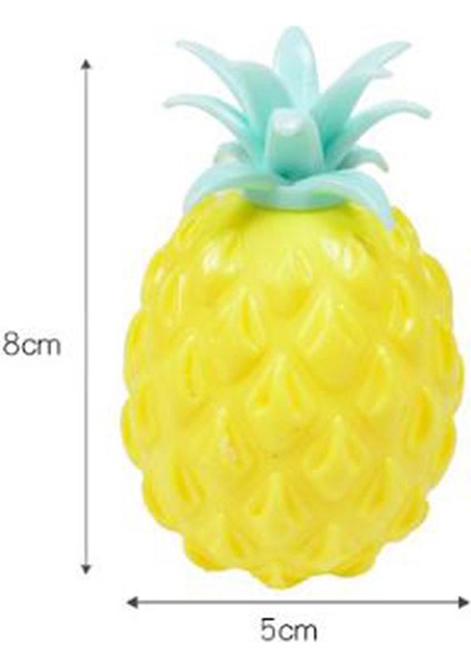 Ananas Anti Stres Topu Komik Gadget Havalandırma Dekompresyon Oyuncaklar Sıkma Oyuncaklar (Yurt Dışından)