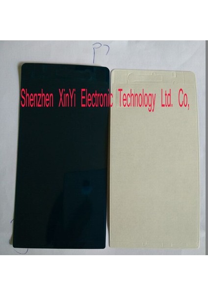 Lot 10 Parça Pil Kapağı Arka Önceden Kesilmiş Yapışkan Etiket Yapışkan Bant Huawei Ascend P7 (Yurt Dışından)