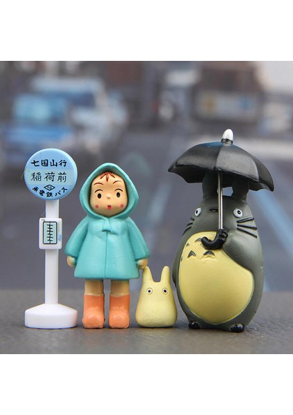 4 Adet/grup 3-5 cm Anime Komşum Totoro Aksiyon Figürü Oyuncak Hayao Miyazaki Hediye (Yurt Dışından)