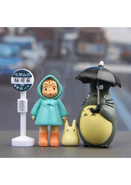 4 Adet/grup 3-5 cm Anime Komşum Totoro Aksiyon Figürü Oyuncak Hayao Miyazaki Hediye (Yurt Dışından)