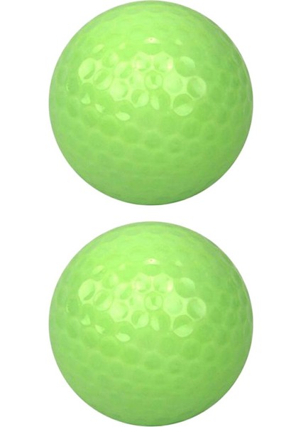 Adet Yeşil Floresan Aydınlık Golf Topları Gece Lambası Parlayan Golf Topları (Yurt Dışından)