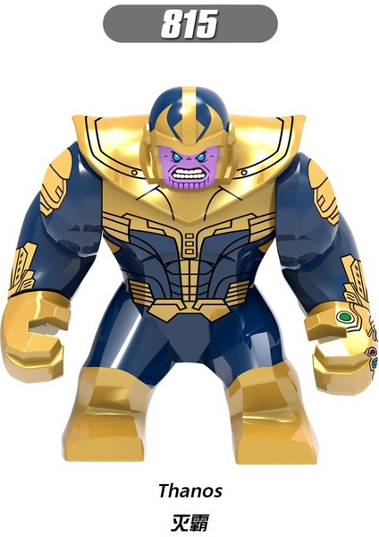 Tek Satış Marvel Thanos 7 cm Büyük Thanos Kahramanlar Aksiyon Figürleri Eğitici Yapı Taşları Oyuncaklar Çocuk Hediye X815 (Yurt Dışından)