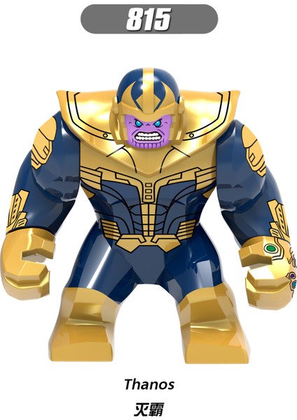 Tek Satış Marvel Thanos 7 cm Büyük Thanos Kahramanlar Aksiyon Figürleri Eğitici Yapı Taşları Oyuncaklar Çocuk Hediye X815 (Yurt Dışından)