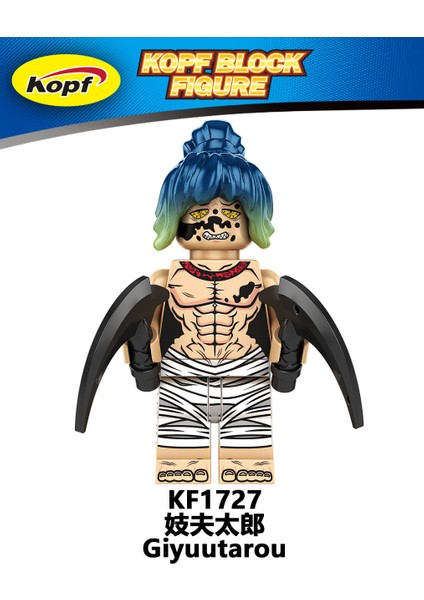 Tek Satış Iblis Avcısı Rakamlar Yapı Taşları Hantengu Daki Kokushibo Douma Kibutsuji Wuzan Tuğlalar Çocuk Erkek Kız Hediye Oyuncaklar KF6163 (Yurt Dışından) modelleri