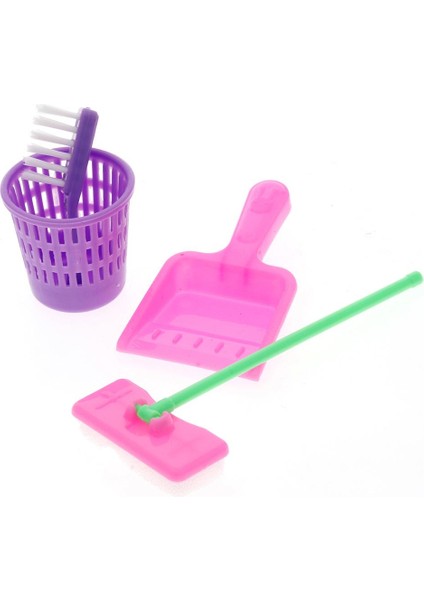 Barbie Bebek Evi Için 9 Adet Ev Mobilyaları Mobilya Temizleme Temizleyici Seti (Yurt Dışından) indirimleri