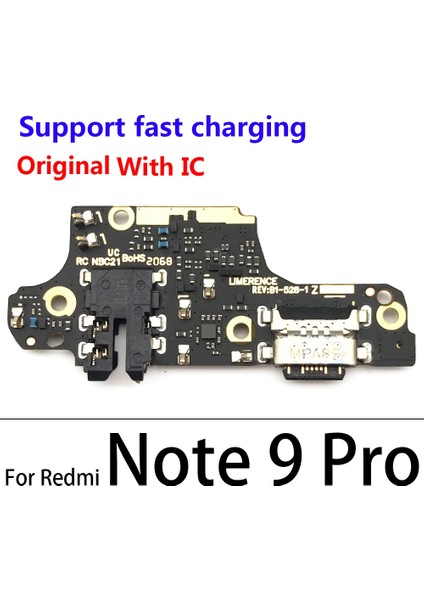 Orijinal USB Şarj Bağlantı Noktası Jakı Yuva Konnektörü Şarj Kartı Flex Kablo Xiaomi Redmi Için Not 5 6 7 8 8t 9 Pro 9s 10 10S 11 4g 5g (Yurt Dışından)