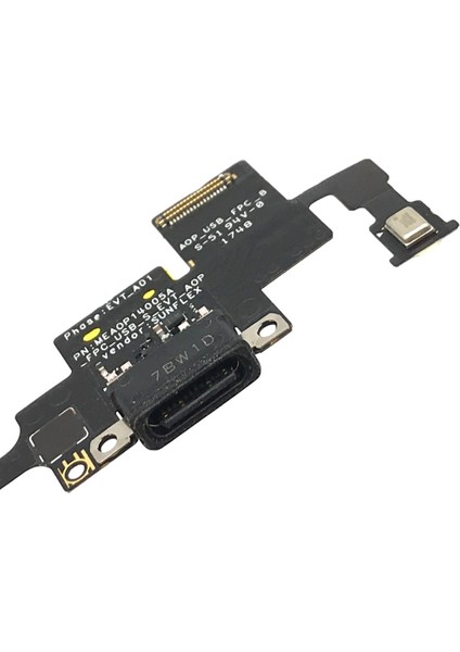 Dock Konnektörü Mikro USB Şarj Aleti Şarj Portu Flex Kablo Kurulu Nokia 9 Için Mikrofon ile Pureview Yedek Parçalar (Yurt Dışından)