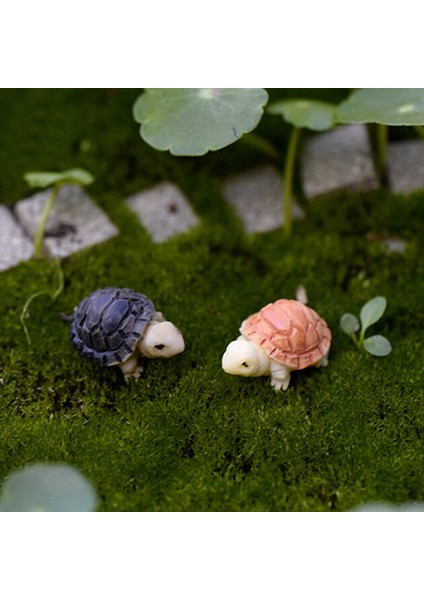 Adet Minyatür Dollhouse Bonsai Peri Bahçe Peyzaj Dıy Kaplumbağa Dekor (Yurt Dışından)