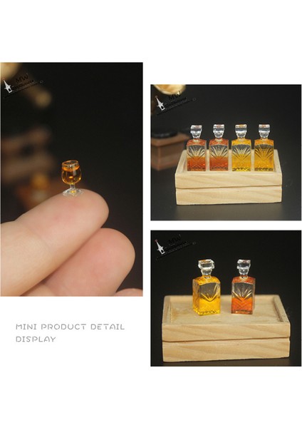 1:12 Dollhouse Şişe Minyatür Yemek Sahnesi Modeli Aksesuar Aksesuarları Oyuncak (Yurt Dışından) indirimleri