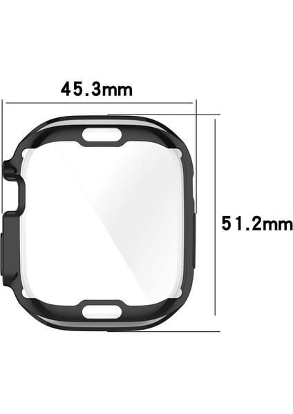 Yumuşak Silikon Koruyucu Kapak Apple Watch Ultra Kılıf 49MM 360 Derece Ekran Koruyucu Darbeye Dayanıklı Iwatch Serisi 8 Ultra (Yurt Dışından) fırsatları