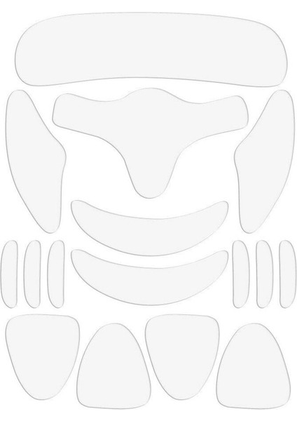 Trendygirl Silikon Jel Yamalar Yeniden Kullanılabilir Pürüzsüzleştirici Alın Kırışıklığa Dayanıklı Pedler (Yurt Dışından)